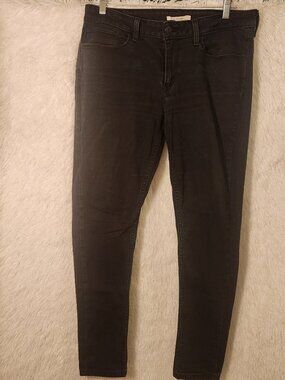 Levi's Black Skinny Jeans Women Size 33